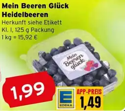 CAP Markt Mein Beeren Glück Heidelbeeren Angebot