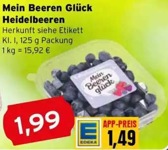CAP Markt Mein Beeren Glück Heidelbeeren Angebot