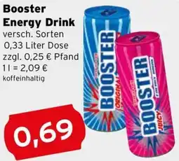 CAP Markt Booster Energy Drink Angebot