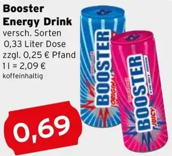 CAP Markt Booster Energy Drink Angebot
