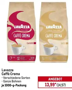 METRO Lavazza Caffè Crema Angebot