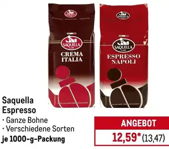 METRO Saquella Espresso Angebot