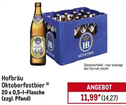 METRO Hofbräu Oktoberfestbier Angebot