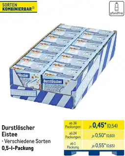 METRO Durstlöscher Eistee Angebot