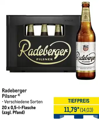 METRO Radeberger Pilsner Angebot