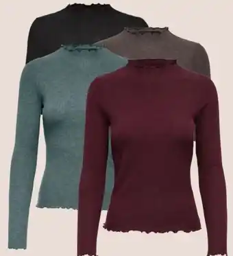 AWG Mode Only Clothing Damen Longsleeve Emma Angebot