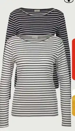 AWG Mode Tom Tailor Damen-Langarm-Shirt Angebot