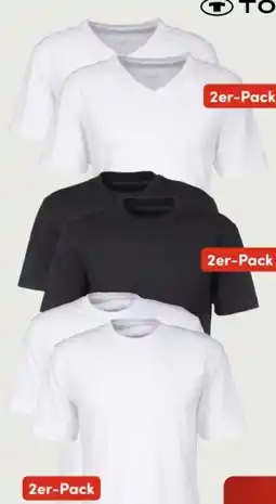 AWG Mode Tom Tailor Herren-T-Shirts 2er-Pack Angebot