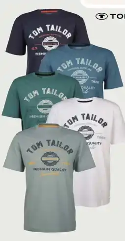 AWG Mode Tom Tailor Herren Logo T-Shirt Angebot