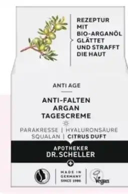 Rossmann Dr. Scheller Anti-Falten Argan Tagescreme Angebot