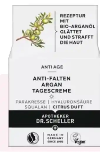 Rossmann Dr. Scheller Anti-Falten Argan Tagescreme Angebot