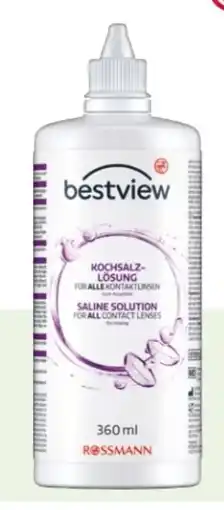 Rossmann Bestview Kochsalzlösung Angebot