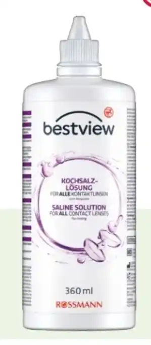 Rossmann Bestview Kochsalzlösung Angebot