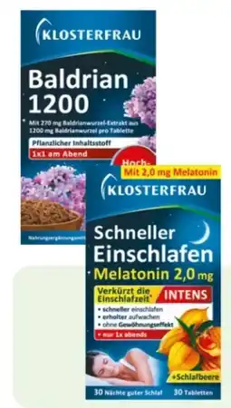 Rossmann Klosterfrau Baldrian 1200 Angebot