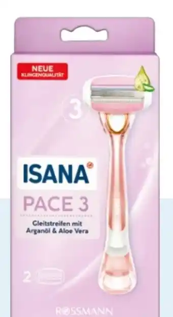 Rossmann Isana Pace 3 Rasierer Angebot