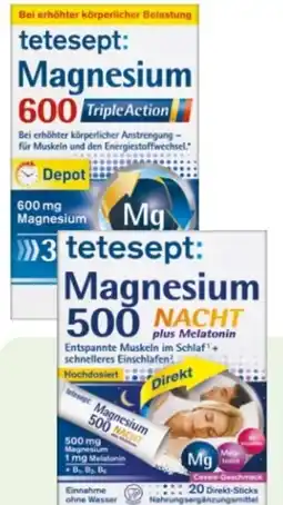 Rossmann Tetesept Magnesium 600 Triple Action Angebot