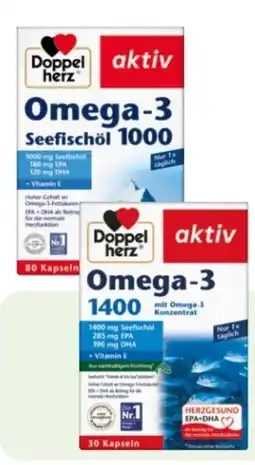 Rossmann Queisser Pharma Doppelherz Omega-3 Seefischöl 1000 Angebot