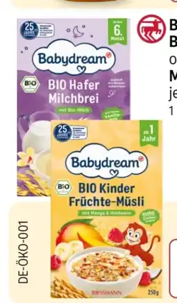 Rossmann Babydream Bio Hafer Milchbrei Angebot