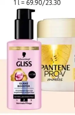 Rossmann Schwarzkopf Gliss Glanz Booster Angebot