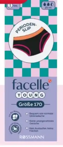 Rossmann Facelle Young Periodenslip Angebot