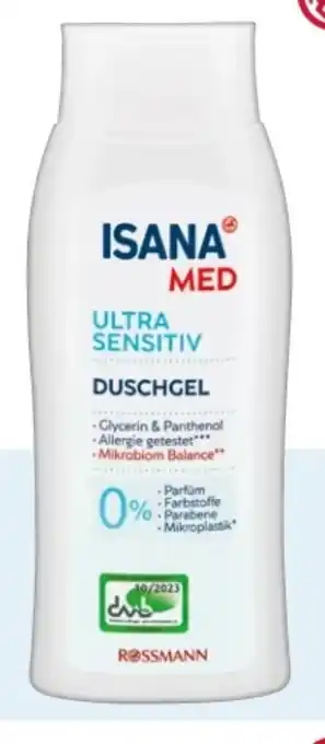 Rossmann Isana Med Duschgel Ultra Sensitiv Angebot