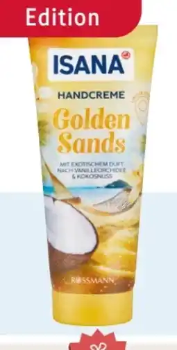 Rossmann Isana Handcreme Golden Sands Angebot