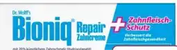 Rossmann Dr. Wolff Bioniq Repair-Zahncreme Plus Angebot