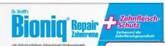 Rossmann Dr. Wolff Bioniq Repair-Zahncreme Plus Angebot