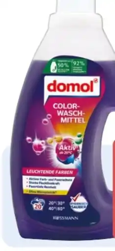 Rossmann Domol Colorwaschmittel Angebot