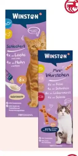 Rossmann Winston Katze Schleckerli Angebot