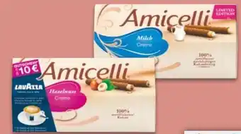 NETTO Amicelli Haselnuss Waffelröllchen Angebot