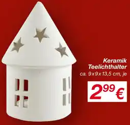 KiK Keramik Teelichthalter Angebot