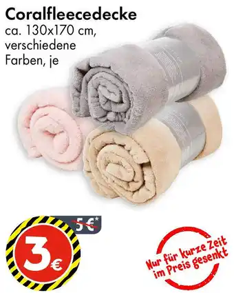 Coralfleecedecke