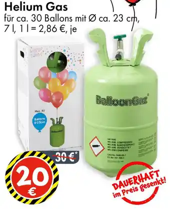 TEDi Helium Gas Angebot