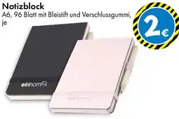 TEDi Notizblock Angebot