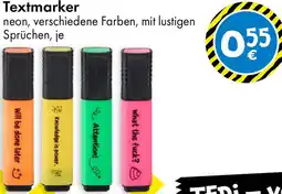 TEDi Textmarker Angebot