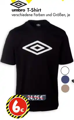 TEDi umbro T-Shirt Angebot