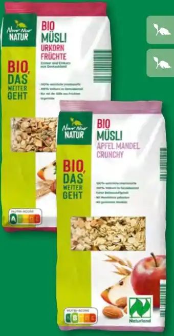Aldi Süd Nur Natur Bio-Müsli Angebot