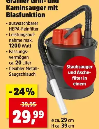 Thomas Philipps Grill- und kaminsauger mit blasfunktion Angebot