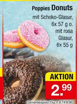 Zimmermann Poppies donuts mit schoko-glasur Angebot