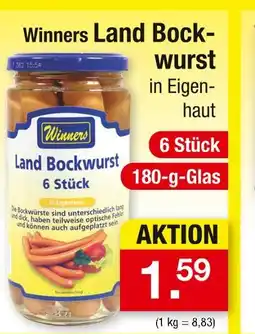 Zimmermann Winners land bockwurst Angebot