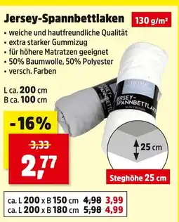 Thomas Philipps Jersey-spannbettlaken Angebot