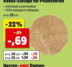 Thomas Philipps Kokos-einlage für pflanzkörbe Angebot