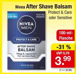 Zimmermann Nivea after shave balsam protect & care Angebot