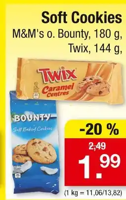 Zimmermann M&m's soft cookies Angebot