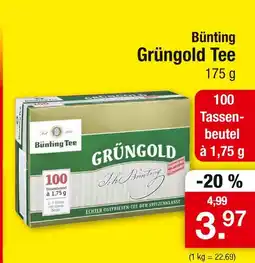 Zimmermann Bünting grüngold tee Angebot