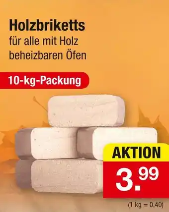 Zimmermann Holzbriketts Angebot