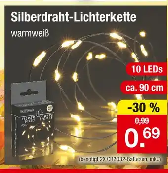 Zimmermann Silberdraht-lichterkette Angebot