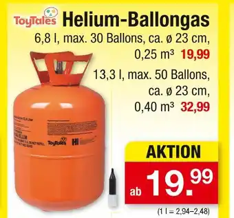 Zimmermann Toytales helium-ballongas 6,8 l Angebot