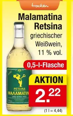 Zimmermann Malamatina retsina Angebot